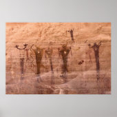 Buckhorn Wash Utah Pictografen Poster (Voorkant)