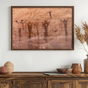Buckhorn Wash Utah Pictogrammen Poster