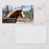 "Buckie" Een paard adopteren Visitekaartje (Voorkant / Achterkant)