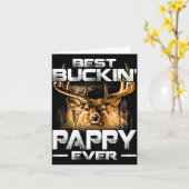 Buckin' Pappy Ever Shirt Deer Hunting Bucking Fath Kaart (Gele Bloem)