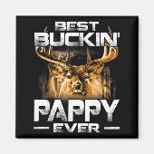 Buckin' Pappy Ever Shirt Deer Hunting Bucking Fath Magneet (Voorkant)