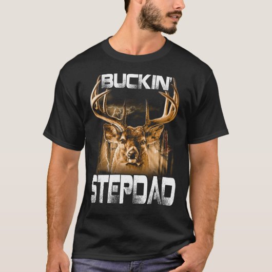 Buckin stepdad Hunter T-shirt (Voorkant)