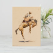 Bucking Bronco door Edward Borein Kaart (Staand voorkant)
