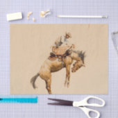 Bucking Bronco door Edward Borein Tissuepapier (Craft)