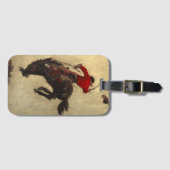 Bucking Bronco door Newell Convers Wyeth Bagagelabel (Voorkant (horizontaal))