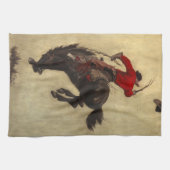 Bucking Bronco door Newell Convers Wyeth Theedoek (Horizontaal)