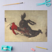 Bucking Bronco door Newell Convers Wyeth Tissuepapier (Craft)