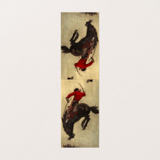 Bucking Bronco door Newell Convers Wyeth Visitekaartje (Buitenkant ongevouwen)