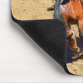 Bucking Bronco en Rodeo Cowboy #Gift Muismat (Hoek)