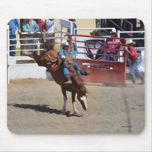 Bucking Bronco en Rodeo Cowboy #Gift Muismat