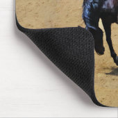 Bucking Bronco en Rodeo Cowboy #Gift Muismat (Hoek)