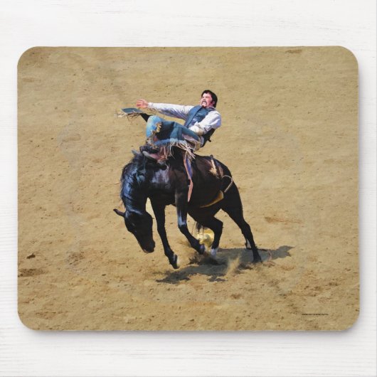 Bucking Bronco en Rodeo Cowboy #Gift Muismat (Voorkant)