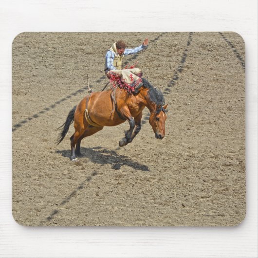 Bucking Bronco en Rodeo Cowboy #Gift Muismat (Voorkant)