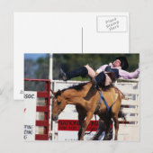 BUCKING BRONCO IN RODEO 3 BRIEFKAART (Voorkant / Achterkant)