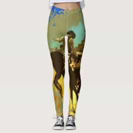 Bucking Bronco-Leggings Leggings