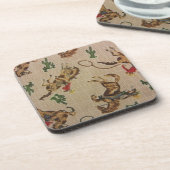 Bucking Bronco Onderzetter (Linkerzijde)