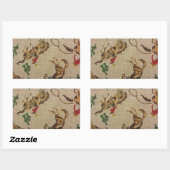 Bucking Bronco Rechthoekige Sticker (Vel)