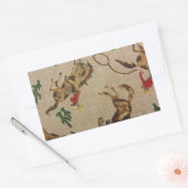 Bucking Bronco Rechthoekige Sticker (Envelop)