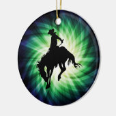 Bucking Bronco; Rodeo; Cool Keramisch Ornament (Links)
