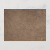 Bucking Bronco Rodeo Leather Briefkaart (Achterkant)