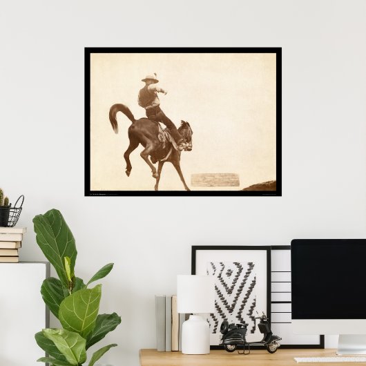 Bucking Bronco SD 1888 Poster (Thuiskantoor)