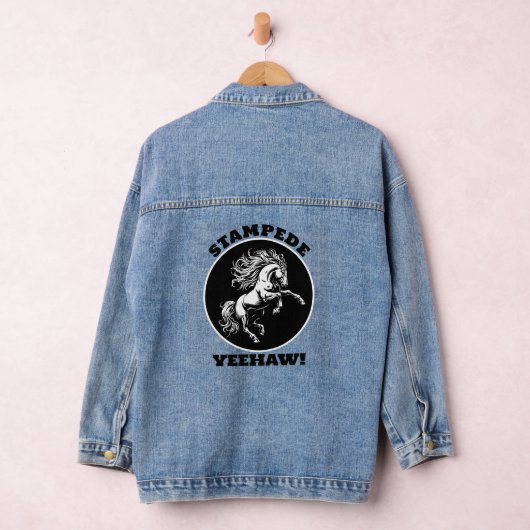 Bucking Bronco Stampede Sport Denim Jacket (Hangar)