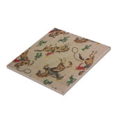 Bucking Bronco Tegeltje (Zijkant)