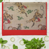 Bucking Bronco Theedoek (Gevouwen)