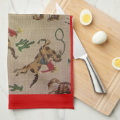 Bucking Bronco Theedoek (Quarter Fold)