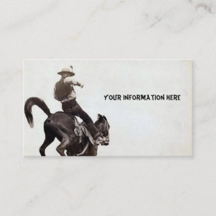 Bucking Bronco Visitekaartjes