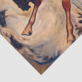 “Bucking Bronco” westernkunst van Will James Tissuepapier (Detail)