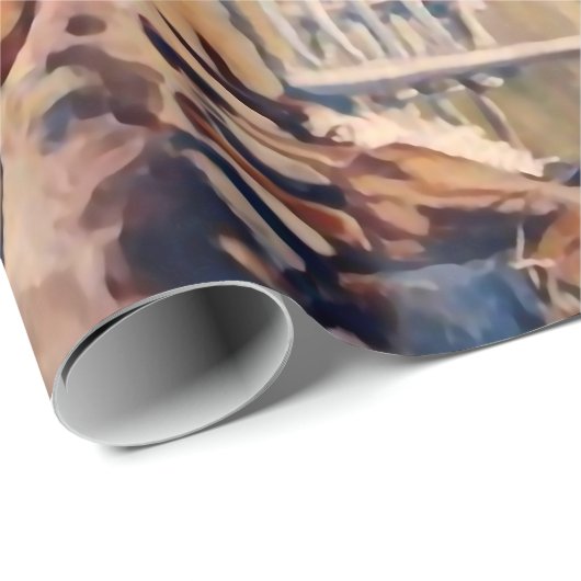 “Bucking Bronco” Westerse kunst van Will James Cadeaupapier (Rol Hoek)