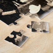 Bucking Bull Rodeo Rider Afbeelding Legpuzzel (Zijkant)