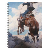 Bucking door Newell Convers Wyeth Notitieboek (Voorkant)