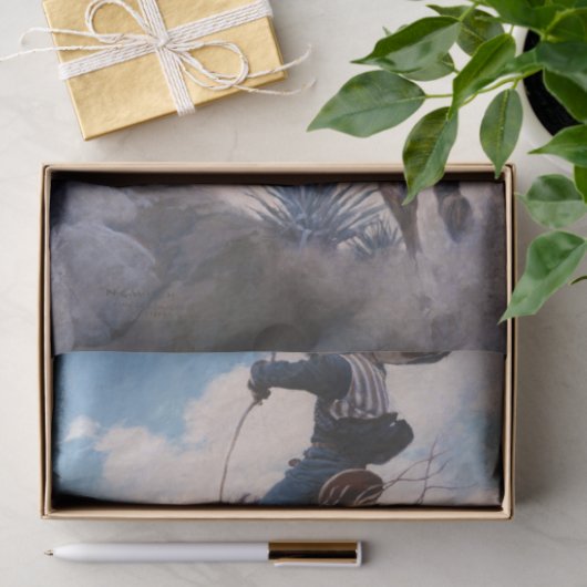 Bucking door Newell Convers Wyeth Tissuepapier (Geschenk)