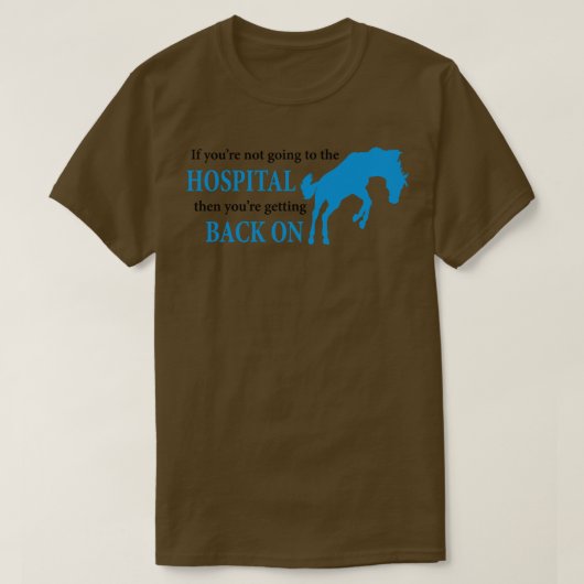 Bucking Horse Hospital T-shirt (Design voorkant)