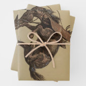 “Bucking Horse” Westerse kunst van Will James Inpakpapier Vel (In situ)
