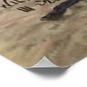 “Bucking Horse” Westerse kunst van Will James Poster (Hoek)