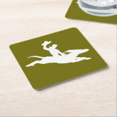 Bucking Little Doggie Kartonnen Onderzetters (Schuin)