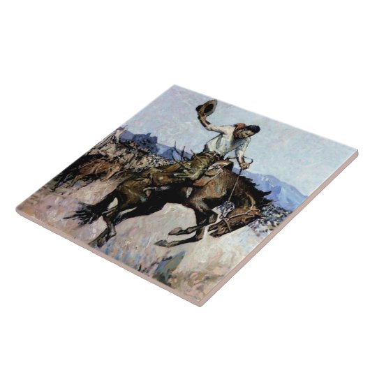 “Bucking on a Dime” door WHD Koerner Tegeltje (Zijkant)