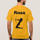 Bucking paard en boogschutter elke kleur die je wi t-shirt (Achterkant)