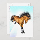 Bucking Unicorn Briefkaart (Voorkant / Achterkant)