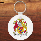 Buckingham Family Crest Sleutelhanger (Voorkant)