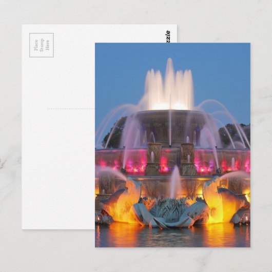 Buckingham Fountain 01.JPG Briefkaart (Voorkant / Achterkant)