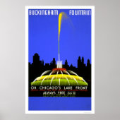 Buckingham Fountain 1939 WPA Poster (Voorkant)