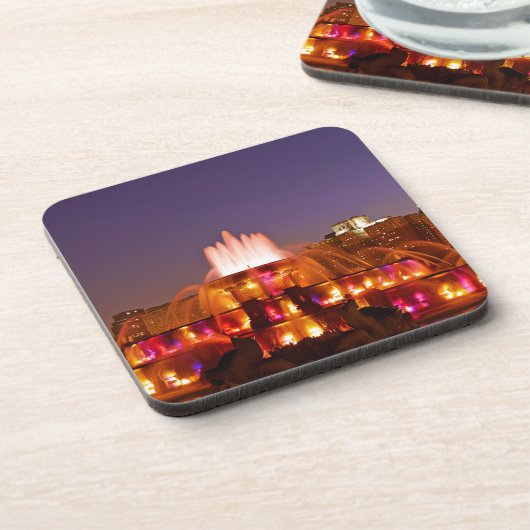 Buckingham Fountain Bier Onderzetter (Linkerzijde)