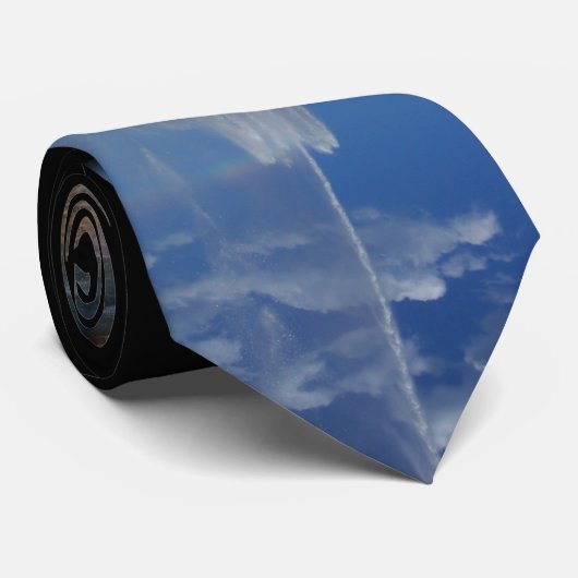 Buckingham Fountain Black Necktie Stropdas (Opgerold)