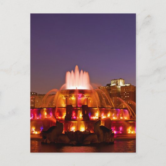 Buckingham Fountain Briefkaart (Voorkant)