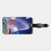 Buckingham Fountain Chicago Bagagelabel (Achterkant horizontaal)