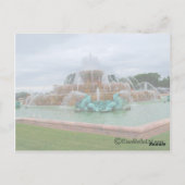 Buckingham Fountain Chicago Briefkaart (Achterkant)